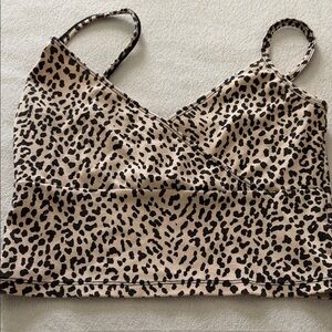 Leopard Print Crop Top